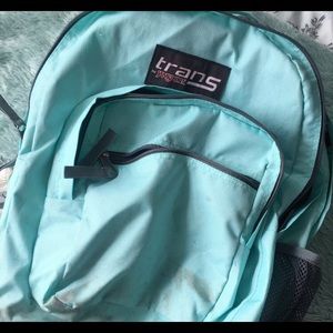 Mint Blue Jansport Backpack